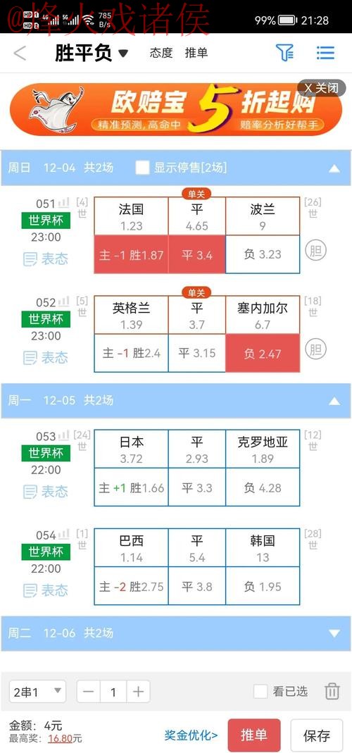 世界杯盘口实时最佳 世界杯盘口实时最佳
